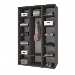 СТОУН С32 Шкаф 3-х створчатый (камень темный/ирландский дуб) в Заводоуковске - zavodoukovsk.mebel24.online | фото 3