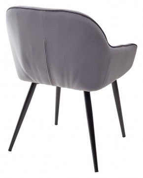 Стул BREEZE BLUVEL-14 GREY, велюр / черный каркас М-City в Заводоуковске - zavodoukovsk.mebel24.online | фото 2