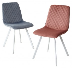 Стул DAIQUIRI BLUVEL-52 PINK / белый каркас, велюр М-City в Заводоуковске - zavodoukovsk.mebel24.online | фото 2