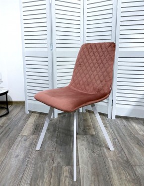 Стул DAIQUIRI BLUVEL-52 PINK / белый каркас, велюр М-City в Заводоуковске - zavodoukovsk.mebel24.online | фото 7