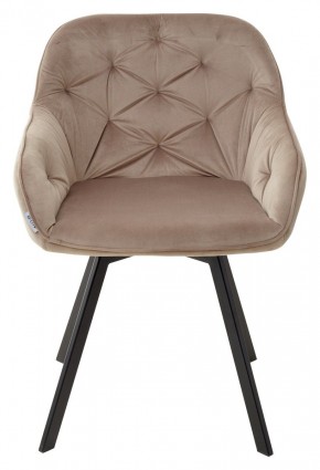 Стул GALE 360 град. поворот. BLUVEL-40 BEIGE, велюр/ черный каркас, М-City в Заводоуковске - zavodoukovsk.mebel24.online | фото 6