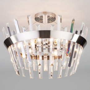Светильник на штанге TK Lighting Steccato 10111/5 сатин-никель/прозрачный хрусталь Strotskis в Заводоуковске - zavodoukovsk.mebel24.online | фото 1