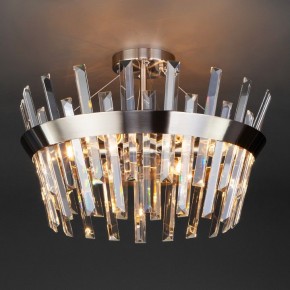 Светильник на штанге TK Lighting Steccato 10111/5 сатин-никель/прозрачный хрусталь Strotskis в Заводоуковске - zavodoukovsk.mebel24.online | фото 2