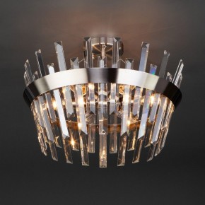 Светильник на штанге TK Lighting Steccato 10111/5 сатин-никель/прозрачный хрусталь Strotskis в Заводоуковске - zavodoukovsk.mebel24.online | фото 3
