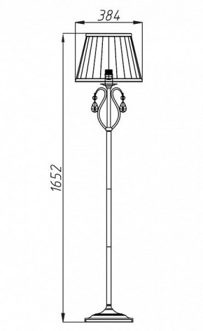 Торшер Maytoni Brionia ARM172-11-G в Заводоуковске - zavodoukovsk.mebel24.online | фото 2