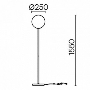 Торшер Maytoni Ring MOD013FL-01B в Заводоуковске - zavodoukovsk.mebel24.online | фото 4