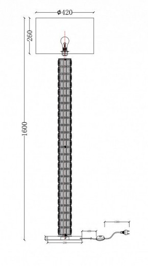 Торшер Maytoni Talento DIA008FL-01CH в Заводоуковске - zavodoukovsk.mebel24.online | фото 6