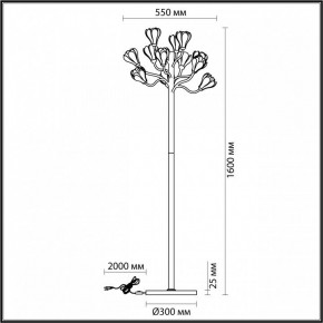 Торшер Odeon Light Gardi 5090/12F в Заводоуковске - zavodoukovsk.mebel24.online | фото 5