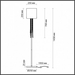 Торшер Odeon Light Nicole 4886/1F в Заводоуковске - zavodoukovsk.mebel24.online | фото 4