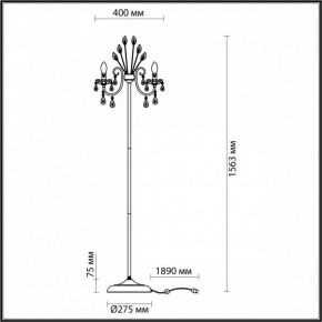 Торшер Odeon Light Versia 4977/3F в Заводоуковске - zavodoukovsk.mebel24.online | фото 4