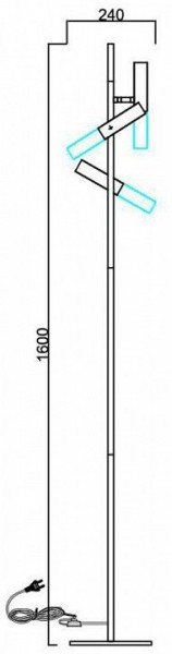 Торшер ST-Luce Eclip SL1236.405.03 в Заводоуковске - zavodoukovsk.mebel24.online | фото 5