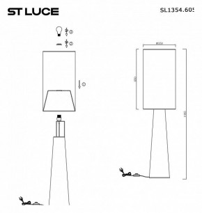 Торшер ST-Luce Jackie SL1354.605.01 в Заводоуковске - zavodoukovsk.mebel24.online | фото 5