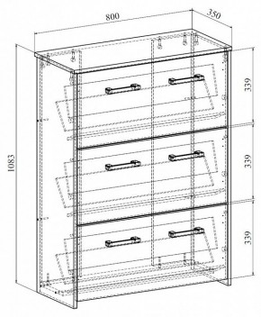 Тумба для обуви Агата АТ-1 в Заводоуковске - zavodoukovsk.mebel24.online | фото 4