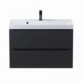 Тумба под раковину Uperwood Tanos 80 см, подвесная, черная матовая в Заводоуковске - zavodoukovsk.mebel24.online | фото 8