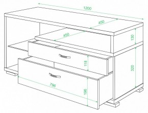 Тумба под ТВ Домино ТК-10М в Заводоуковске - zavodoukovsk.mebel24.online | фото 2