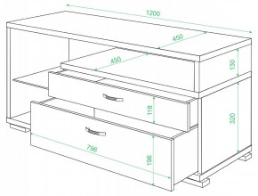 Тумба под ТВ Домино ТК-10М в Заводоуковске - zavodoukovsk.mebel24.online | фото 2