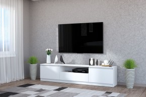 Тумба под ТВ "Хилтон" (Белый текстурный) в Заводоуковске - zavodoukovsk.mebel24.online | фото