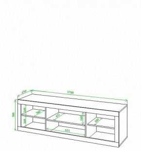 Тумба под ТВ Toivo Кон170 в Заводоуковске - zavodoukovsk.mebel24.online | фото 2