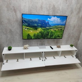 Тумба подвесная под ТВ LINES MTV4-MA 1150 Белый глянец (Белый-M 10.1.1) в Заводоуковске - zavodoukovsk.mebel24.online | фото 12