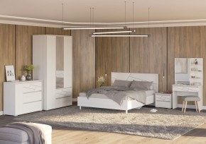 АДЕЛИНА Тумба прикроватная (белый рамух) в Заводоуковске - zavodoukovsk.mebel24.online | фото 3