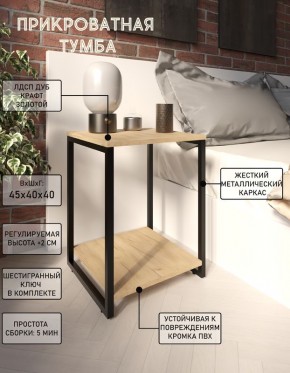 Тумба прикроватная "Лофт" (Лф.Т-2) в Заводоуковске - zavodoukovsk.mebel24.online | фото 4