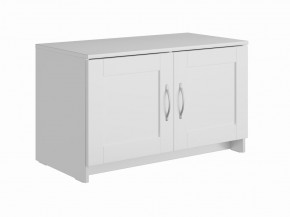 Тумба СИРИУС двухдверная низкая, цвет белый в Заводоуковске - zavodoukovsk.mebel24.online | фото