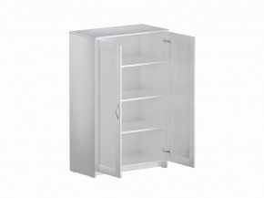 Тумба СИРИУС двухдверная высокая, цвет белый в Заводоуковске - zavodoukovsk.mebel24.online | фото 3