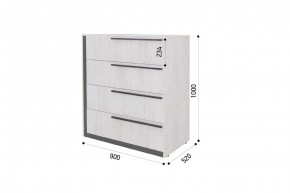 ВИНТЕР - 8 Комод 4 ящика в Заводоуковске - zavodoukovsk.mebel24.online | фото 4