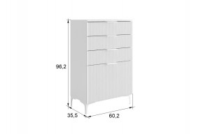 ЗЕФИР Гостиная К2 (белое дерево/черный муар) в Заводоуковске - zavodoukovsk.mebel24.online | фото 2