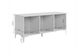 ЗЕФИР Гостиная К2 (белое дерево/черный муар) в Заводоуковске - zavodoukovsk.mebel24.online | фото 5