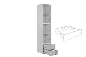 ЗЕФИР Гостиная К2 (белое дерево/черный муар) в Заводоуковске - zavodoukovsk.mebel24.online | фото 7